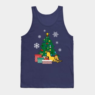 Marmaduke Around The Christmas Tree Tank Top